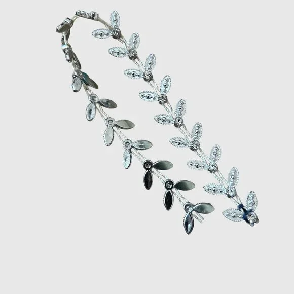 M Studio Floor Length 90s Glam Vintage Velour Dress - Midnight Blue - US XS - Picture 4 of 5